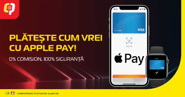 Poți să plătești la Casa Pariurilor folosind Apple Pay